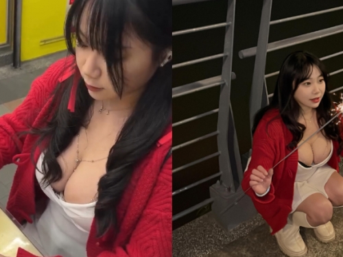 過年就是要刮刮樂啊！正妹爆乳求發財　8秒晃奶影片引起暴動