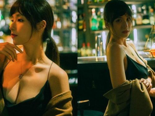 巨乳版華燈初上！「高學歷氣質正妹」酒吧出沒，超辣低胸洋裝秀「豐滿美乳」！