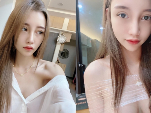 性感美容師「陳薇」純白襯衫沒扣好　白嫩雪乳若隱若現