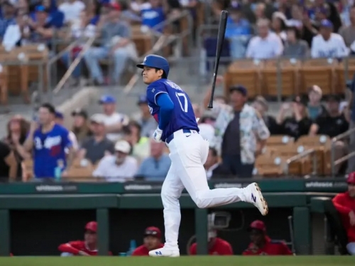 MLB》大谷翔平單場雙安！球棒都被打斷了　熱身賽打擊率高達4成