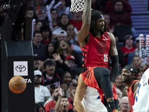 NBA》拓荒者爆冷大勝灰狼！悲情中鋒威廉斯：我帶動能量