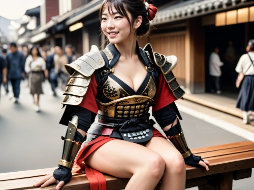 Cute Samurai Girl Cosplay & Fashion