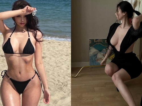 身材兇猛又大方！韓國麻豆「巨乳細腰翹臀」，超多「色色穿搭」讓人鼻血直流！