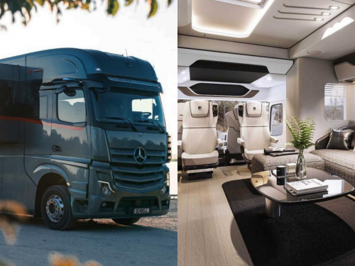 行走的頂級豪宅！改裝Mercedes-Benz成旅宿汽車，在車內坐按摩椅體驗奢華露營