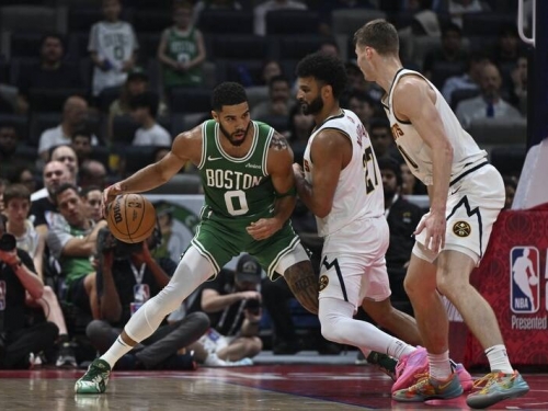 NBA》阿布達比熱身賽 塞爾提克轟20顆三分球逆轉金塊奪勝