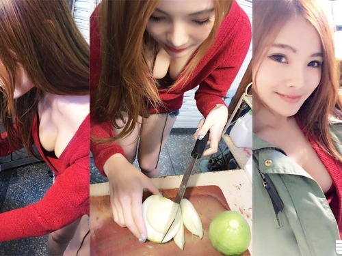 迪化街驚見「D奶水果攤正妹」低胸爆乳line群瘋傳！臉書裡的「大尺度照」讓人受不了..