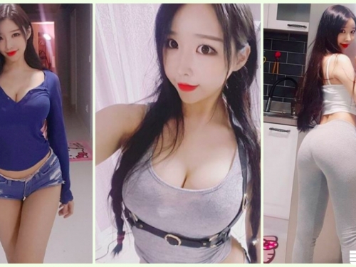 超性感！南韓「爆乳直播主」E奶身材太銷魂！惹火的「深夜自拍」畫面好火辣…