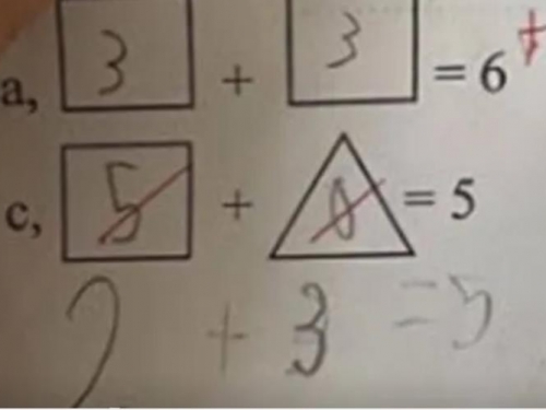 數學題「5＋0=5」被打叉！老媽崩潰問錯在哪 內行解答