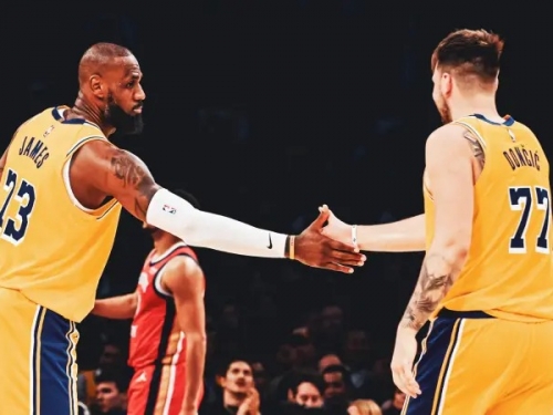 NBA》Luka Doncic盛讚LeBron James「生涯5萬分」：他甚至可能得7萬分