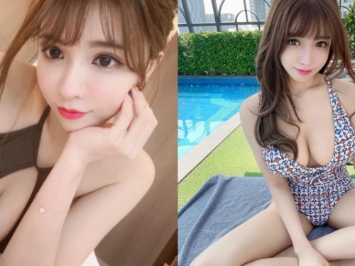香港正妹「詠曦 Nina」泳裝現身！胸前大挖空...「G 杯美乳」超搶眼