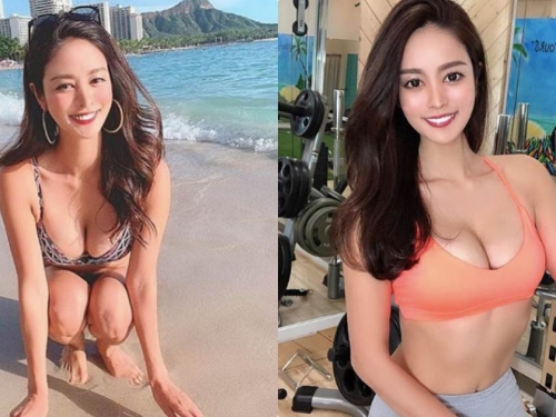 日本私人健身教練正到翻，海邊熱情放送美乳「惹火線條好優質」！