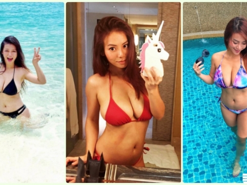 這好狂！爆乳牛奶妹「豪乳深溝」畫面太明顯！超邪惡「火辣影片」真的好養眼...