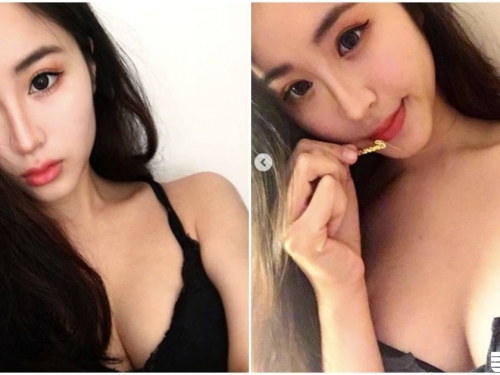 火辣魔鬼曲線！正妹每天都是低胸裝，領口一開「美乳溢出」！