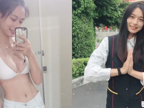 隱乳系才是最強的！「城市大學校花」氣質好清新，換上「爆乳比基尼」還是有點厲害捏！