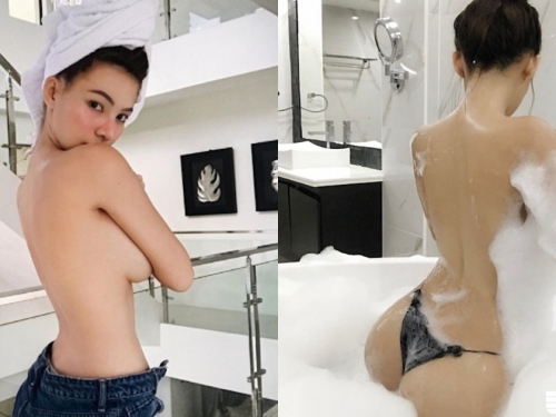 不準妳胡鬧！「大奶女友」居家視角太邪惡，「上空甩奶」大玩鬼抓人！