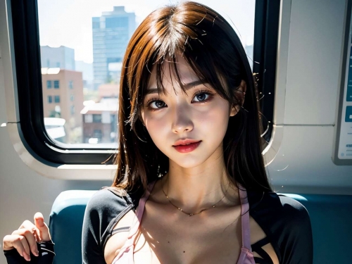 Long hair pure woman 1