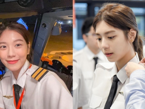 沒開玩笑！超甜「正妹機師」美貌稱霸航空界　網友：想跟她雙飛