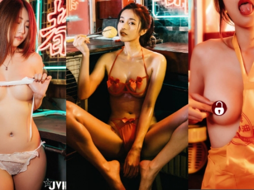 銷魂三寶！「火辣闆娘」強制餵食，「美乳細腰與蜜桃臀」的正統騷辣味！