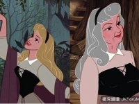 《迪士尼公主的晚年照》皺紋是女人最大的敵人阿