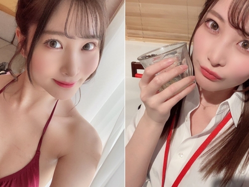 素人隱藏版！　D罩杯美胸美少女「葉月桃」！