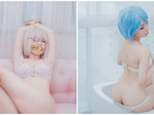 「工口系Coser」美臀露出！渾圓曲線與半脫的胖次，把二次元的糟糕幻想化為現實！