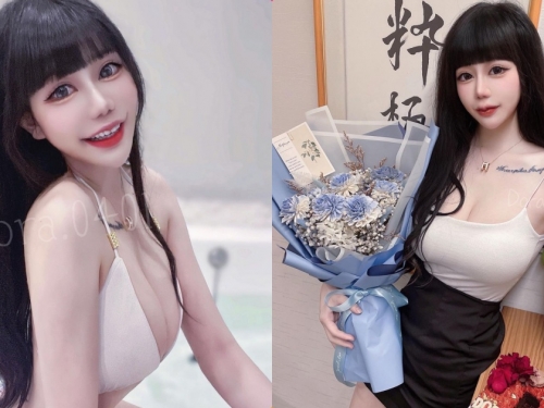 美豔正妹「朵菈」發布火辣側身照，「超豐滿車頭燈」畫面太雄偉！