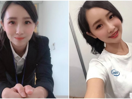 可愛的小秘書「Jennifer佳蓁」，紅通通臉頰讓網友都想當她同事！