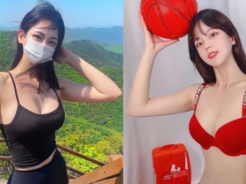 口罩摘下一樣正！韓國「大邱姐姐」美乳＋馬甲線身材迷倒網友