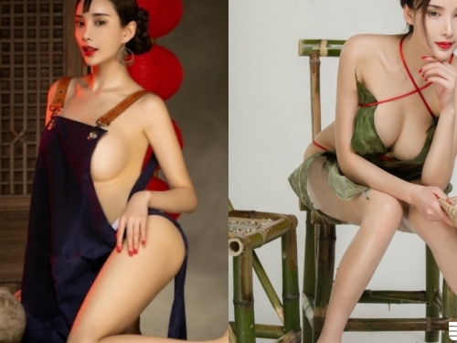 尺度沒極限！寂寞「爆乳農婦」如狼似虎，「渾圓大奶」竟然拿粽葉綁了就想上！