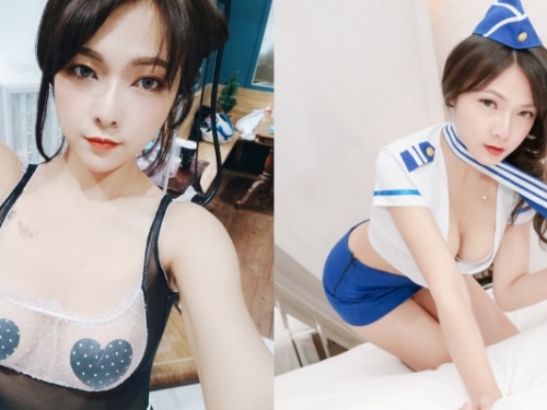 絕美 E 波！魅惑系甜心「黎兒」床上解放雪乳、翹臀　跪、趴、躺著都性感　