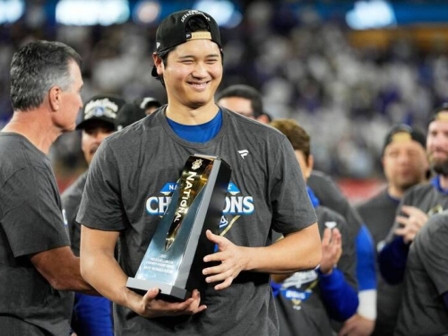 國聯冠軍賽》好好喝一杯吧！大谷翔平有話說：希望大家覺得棒球有趣