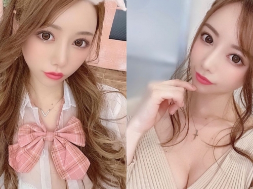 IG制服正妹「車頭燈大大的」，「極品乳量」讓人看了都比讚！