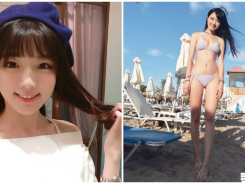超甜美台灣空姐！可愛萌臉紅到日本，「比基尼美腿照」真的太殺了！