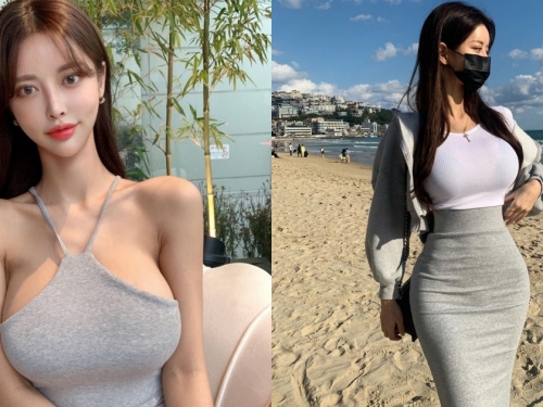背心快爆炸！「韓國真人版娜美」巨乳細腰太離譜，完美Ｓ曲線猛吸60萬粉！