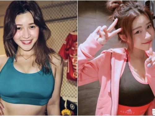 運動派的「大奶正妹」！超胸猛的上圍「內衣包不住」！連流汗的陰影都那麼邪惡啊！