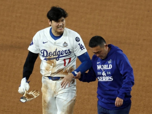 世界大賽》左肩受傷的大谷還有心情開玩笑！IG調侃山本由伸笑翻網友