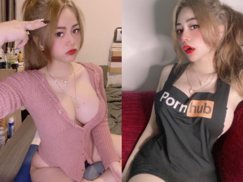 自拍不忘禮貌！雪乳妹深V低胸是標配　「奶奶」出面打招呼展現最大誠意