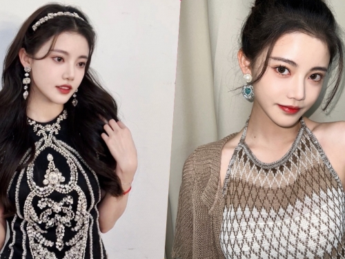 混血正妹是「濃眉大眼小可愛」，「削尖上衣」曲線超誘人！