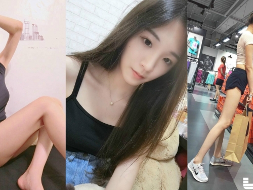 台灣驚見！「逆天長腿妹」短褲大曬嫩白肌膚，機車一跨「美臀露出」身旁騎士差點打滑…