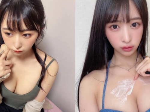 這白白的是你弄的嗎？9頭身巨乳妹「真島なおみ」曖昧照引起網友討論