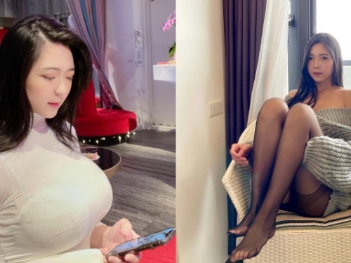 172 cm 長腿業務「品妍」出遊小露香肩、曬「黑絲穿搭」讓人移不開目光