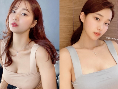 170公分巨乳大隻馬「오또맘」低胸爆乳狂露事業線　渾圓「E級豪乳」彷彿快把衣服炸開