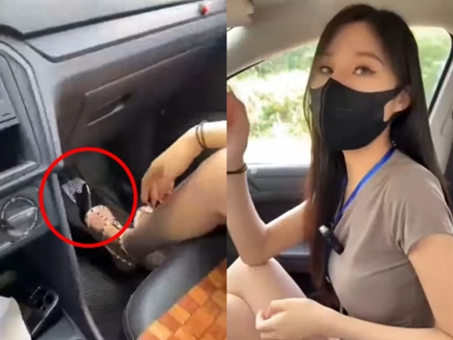 長髮女教練「親授開車技巧」 網友羨慕喊：每天提早報到