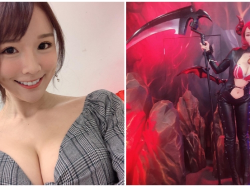 電玩展上完全還原二次元身材！「宅界正妹」Super Lisa化身性感魅魔閃光燈沒停過！