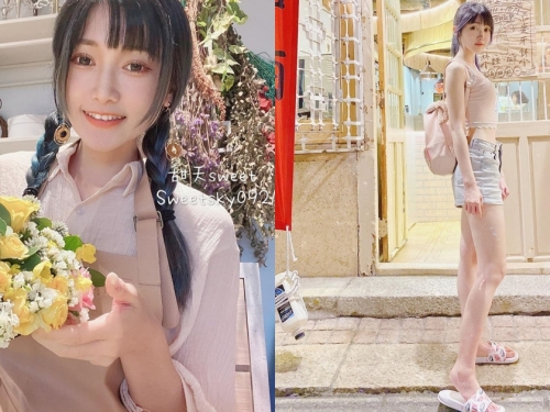 神農街出沒的「短褲嫩腿正妹」甜天Sweet！絕殺童顏大眼好可愛，嬌小甜美根本犯規！
