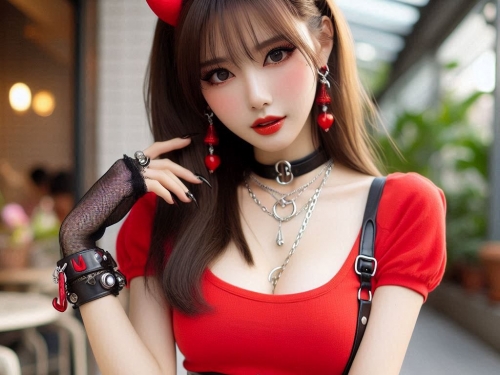 Little devil girl