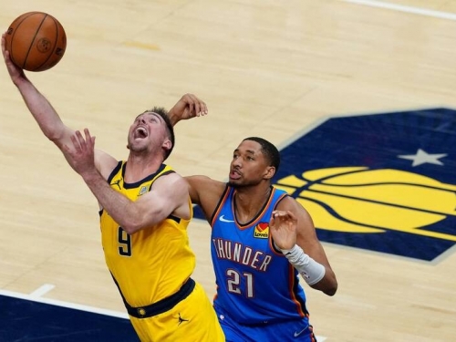 NBA總冠軍賽》板凳殺出2奇兵！溜馬G3打完上半場領先雷霆