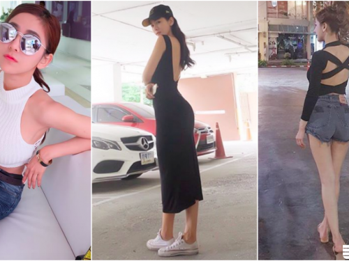有夠翹！「白嫩美臀妹」火辣背影好壞壞... 超挑逗「完美線條」讓人血脈噴張！
