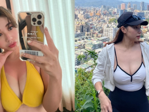 巨乳女孩「小柔」愛登山　在白嫩奶球上曬出性感日燒痕跡！