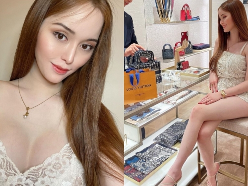 精品店捕捉「爆乳美尻貴婦」！日常興趣穿性感內衣展現「前凸後翹」豐滿身材～